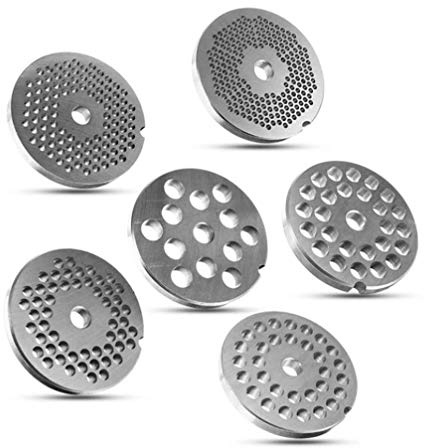 WEKOW 1 Pièces 22 Type Acier Inoxydable 3mm-24mm Broyeur Disque Hachoir à Viande Plaque Disque Pièces De Machines (8mm)