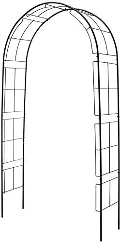 GCSQF Gartenlaube Gartenbogen Gartendeko Garden Arches Stylish Modern Leicht frei montieren Rose Vines Metal für Verschiedene Kletterpflanzen Pergola Bride Party 210508