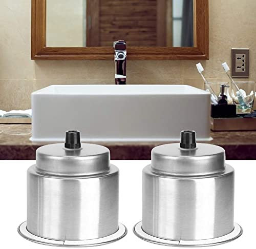 Alvinlite Porte-gobelet de Bateau avec Drain, 2Pcs Porte-gobelet de Bateau en Acier Inoxydable, Inserts de Porte-gobelet pour Bateaux