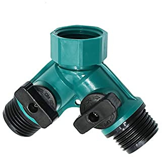 FHYTGBS 1PCS Tuyau de Jardin Tuyau d'eau Splitter d'eau Femelle 3A / 4 à 3/4Connecteur de Robinet à 2 Voies mâle Y Outil d'arrosage de Tube d'irrigation (Color : US)