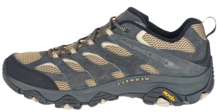 Merrell Men's Moab 3 Hiking Shoe, Butternut/Beluga, 9