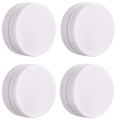 LEVOSHUA Pesi magnetici per tenda da doccia, rivestiti in gomma, resistenti, impediscono alla fodera della tenda di soffiare intorno, lavori per drappeggi, tovaglie, bandiere, tende da esterno, 4 paia