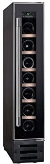 Hoover 7 Bottle Capacity Single Zone Built in Wine Cooler - Black