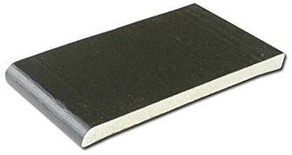 UPVC Plastic Door Frame Kit Black - Architrave Finishing Trim - Edging Trim for Doors/Windows - 2 x 2 Metre Lengths and 1 x 1 Metre Length Kit - 95mm Wide