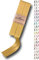 Sandras-Bastelladen Schrägband/Einfassband Satin gefalzt 2m x 20mm 628-Orangegelb