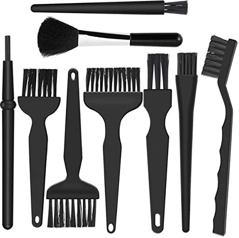 9 in 1 Anti Static Brushes Small Cleaning Kit Multi-Purpose Nylon Brush for Keyboard, PC Motherboards, Camera, Phone, Laptop, MacBook, Computer