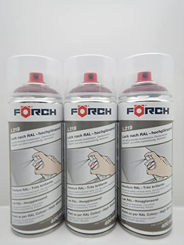 Förch OXIDROT ROT RAL 3009 LACK LACKSPRAY SPRAY SPRAYDOSE 400ML (3)