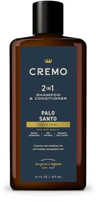 2 in 1 Shampoo & Conditioner, Palo Santo, 16 fl oz (473 ml), Cremo