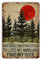 Into The Forest I Go to Lose My Mind and Find My Soul Metallblechschilder, Reproduktion, Vintage-Wanddekoration, Retro-Kunst, lustige Dekorationen für Zuhause, Bar, Pub, Café, Bauernhof, Metallschild,