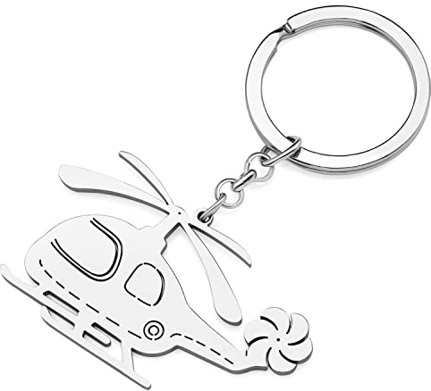 YAYAKO Lkw Auto Schlüsselanhänger Edelstahl Flugzeug Fahrrad Motorrad Schlüsselanhänger Cartoon Auto Geschenke für Männer Frauen Mädchen Charms