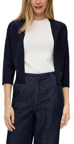 s.Oliver Kurze Strickjacke mit 3/4-Ärmel