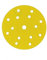 2W Schleifscheiben 150mm, 15-Loch, Korn P80–P320 – Gold Schleifpapier für Exzenterschleifer, Holz, Metall, Lack, Auto, Maler & Bau (50 Stück)