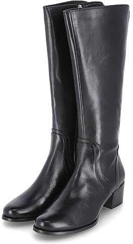 Kaerlek Jolene 22/2695 Black Schaftstiefel Glattleder Damen in schwarz