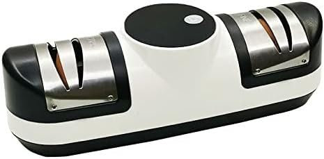 MAHWER Knife Sharpener,Kitchen Electric Knife Sharpener USB Rechargeable Double Head Sharpener for Scissor Kitchen Cutter Professional Sharpening Tool