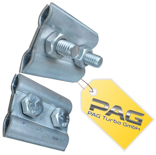 PAG Turbo GmbH® - Blitzschutz Blitzableiter Parallelverbinder für Rundleitung 8-10mm aus Edelstahl Art. Nr. BS21
