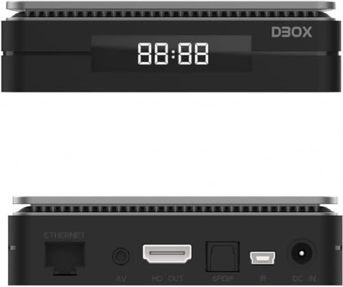 Xsarius, Made to Enjoy Dbox 4K Android 9 TV Box, Gigabit LAN, Bluetooth 5.0, Dolby Digital, 2in1 Bluetooth Fernbedienung, WiFi WLAN, LIVETV App, HDR10+, 2GB, 16GB + HM-SAT HDMI Kabel