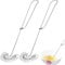 Fouet Plat à Spirale,2 pcs Spirale Fouets,Séparateur Fouet,Batteur à Oeufs Manuel,Fouets à Neige en Acier Inoxydable,Multifonction Cuisine Agitateur,Ustensile de Cuisine Pour Moussant Crémeux