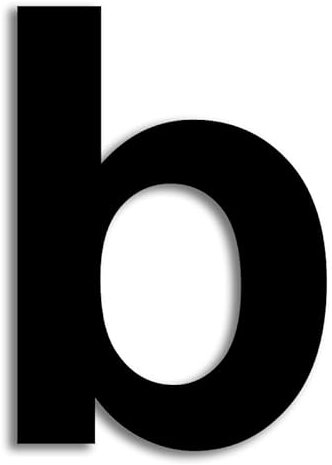 nanlyiau Edelstahl Hausnummer Hausnummer Anthrazit Höhe 4in/10.2 cm massivem Stahl in Anthrazit - RAL 7016,Witterungs- und korrosionsbeständig (7016 4inb)