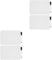 NUOBESTY 4 Sets Wiederbeschreibbares Kleines Whiteboard Mini A5 Kleines Zeichenbrett Pvc