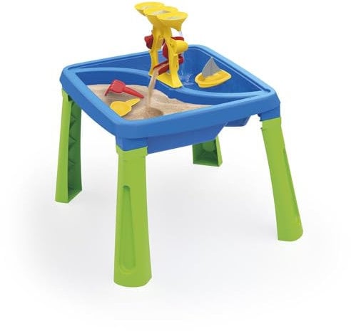DOLU Sand and Water 3 in 1 Creativity Table for Children Age 2+, Garden Toys Water Table For Toddlers Messy Play Tray Play Toys Activity