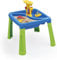 Dolu Sable et eau 3 en 1 Table de créativité à partir de 2 ans, jouet de jardin, table à eau pour enfants, bac à sable avec couvercle, table à sable et à eau pour tout-petits