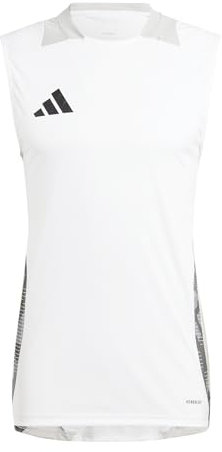 adidas Men's Tiro 24 Competition Sleeveless Trainingstrikot Jersey, White, S