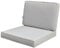 Calma Lux® Kissen Set für Rückenlehne Sitz, Sitzkissen Outdoor Sitzpolster Gartenstuhl, Sitzauflage Rattansessel, Outdoor, Auflage, Palettenkissen, Sitzkissen, Rattanmöbel (Hellgrau, 60 * 60 * 10)