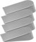 Rubber Door Wedge Stopper 4 Pack, Extra Large Door Stop, Heavy Duty Rubber Door Stopper for Floor, Non-Slip Big Door Stopper Holder for Indoors Outdoors, Grey