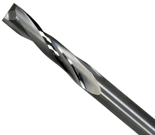 VHM Fräser, Spiralnutfräser, CNC-Fräser für Holz, MDF Z=2 Schaftfräser mit polierter Spannut (10,0 x 32 x 72 - d2=10 mm)