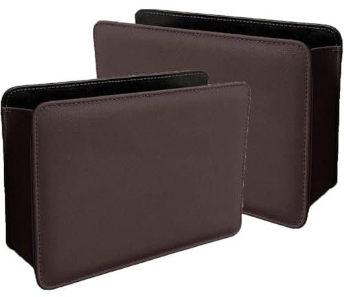HBDTNTKF Auto Mülleimer aus Leder Für Journey Magnum Nitro Sprinter 2500 Stratus Viper, Hängende Auto-Mülleimer Aufbewahrungstasche Faltbar Wasserdichter Dauerhaft Innenraum Zubehör,C