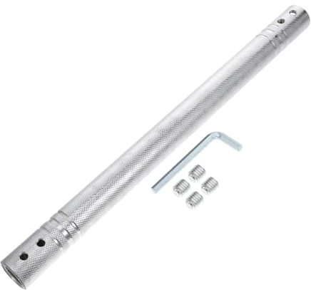 MOBUTOFU Barbell Connector Aus Stahlrohr Rutschfestes Dumbbell Connecting Bar Für Krafttraining Zuhause Männer Geeignet Zubehör Fitnessstudio Langhantel Ersatz Zur Hantel Umwandlung