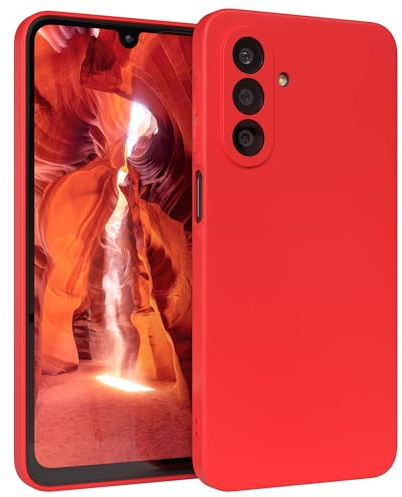 EAZY CASE - Silikonhülle für Samsung Galaxy A26 5G Hülle Silikon Case weich stoßfeste Handyhülle Schutzhülle mit Kameraschutz Dünn Premium Schutz Cover TPU Phone Bumper in Rot
