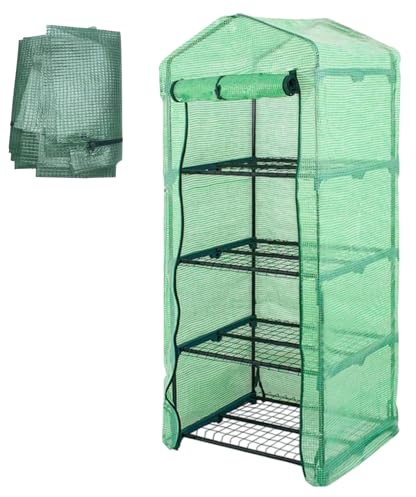 Gewächshausmarkise für Hochbeet | Gewächshausabdeckung aus PVC | UV-beständiges Schutzzubehör für den Außenbereich, Garten, Terrasse, Hof