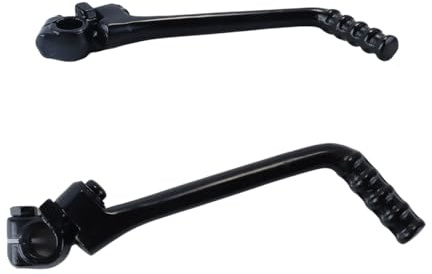 Hoite Pedal de arranque ajustable de 16 mm para motos de cross de 140 cc, 150 cc, 160 cc, 200 cc y 250 cc, de acero inoxidable negro.