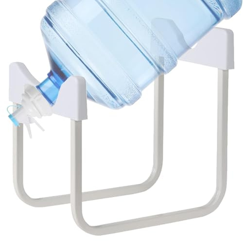 Water Dispenser Stand - 3-5 Gallon Water Bottle Stand and Dispenser | Non Leak Gallon Watêr Holder with Fast Flow Spout | Fits Non-Threaded Watêr Bottle Mouth with 55 mm Diameter