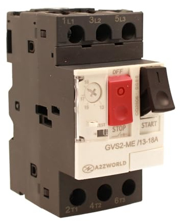 Sauveteur thermique 3P tripolaire pour protection moteur, réglable 10 – 16 A 5,5 KW, interrupteur thermique moteur 2,5 modules DIN, 690 V AC pour monophasé et triphasé