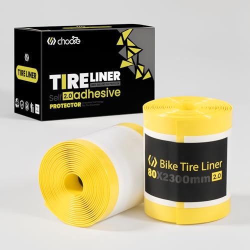 Chooee Selbstklebend Fat Fahrrad Pannenschutz,Fahrradreifen Einlage Pannenschutzband kompatibel mit 20/24/26×2.40/3.0/4.0/4.5/5.0,Fahrrad Reifen Liner für MTB/E-Bike/Fat Bike
