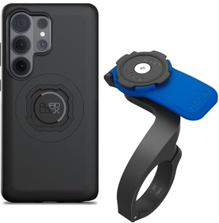 Quad Lock Out Front Handlebar Bike Phone Mount (V3) with MAG Phone Case for Galaxy S26 Ultra