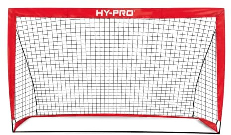 Hy-Pro Flexi Football Goal – Portable Net with Carry Bag, All-Weather Design, Durable & Secure Football Training Equipment, Foldable Mini Goal for Garden, Park & Indoor Use