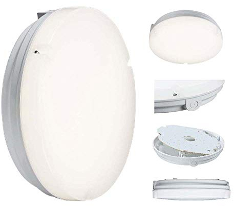 230V IP65 14W LED Bulkhead 4000K