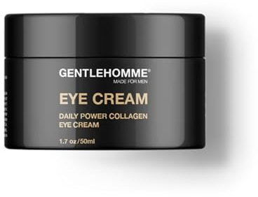 Collagen & Caffeine Eye Cream for Men with Hyaluronic Acid – Made in USA – Men Anti Aging Eye Cream for Dark Circles Eye Bags & Puffiness – Day & Night Anti Wrinkle Firming Under Eye Cream 1,7oz
