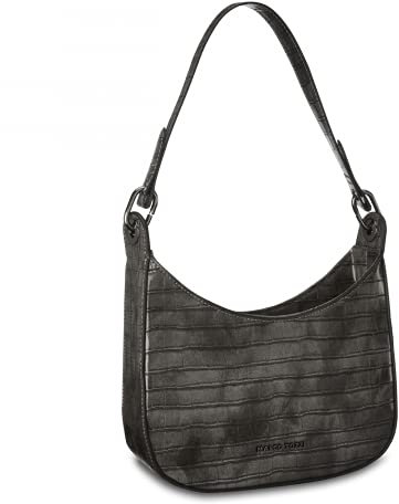 Marco Tozzi Damen Handtasche 2-2-61006-27, DK.Grey Croco