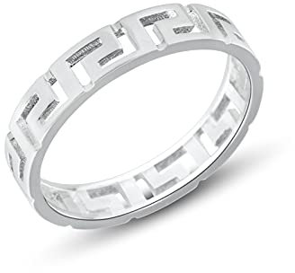 Anellissimo Ehering griechisch Herren Damen Silber 925 -, Sterling Silber