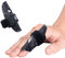 Kuangmi Finger Sleeve Unterstutzung Protector und Verletzungen beim Sport （Black Paar, S/M）