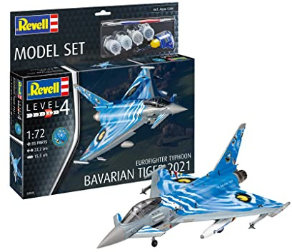 Revell 63818 Model Set Eurofighter Typhoon Bavarian Tiger 2021