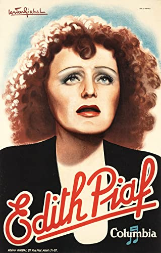 Photosegor Edith Piaf Sänger-Poster Poster – Format 50 x 70 cm auf Luxuspapier 300 g – alle Formate und Halterungen möglich