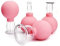 EEzyzy Set di 4 mini coppette massaggianti per il viso, set di coppettazione in silicone per massaggi facciali, set di coppettazioni in silicone per massaggi a vuoto
