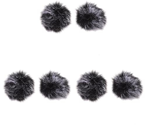 6 Stk Mikrofon-windschutz Anti-mic-abdeckung Auto Mikrofon Mikrofon-plüsch-abdeckung Mikrofonabdeckungen Für Fuzzy-mikrofon-pop-filter Sm57 Sm7b Lavalier Windabdeckung Kunstfell
