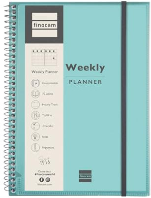 Finocam - Mytime Undatierter Terminplaner Wochenansicht vertikal International