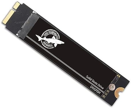 Dogfish Disque SSD SSD 256Go pour MacBook Air 2012 A1465 (EMC 2558), A1466 (EMC 2559) Mise à Niveau de Grande capacité (256 Go) (OS pré-installé)